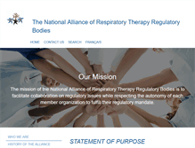 Tablet Screenshot of nartrb.ca